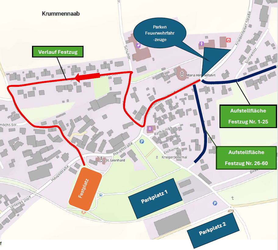 Parkplätze Plan